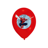 Palloni Lattice Spiderman stampa 4 colori 11”/cm27 pz6