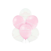 Palloncini in Lattice" Buon compleanno" Rosa 12" cm30 pz24