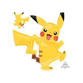 Pallone Foil AirWalker Pokémon "Pikachu" Anagram, 55"- Cm144 Pz1 a Cf.