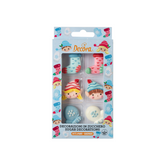 Decorazioni Zucchero Elfi di Babbo Natale Decora kit da 6pz