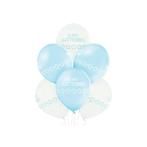 Palloncini in Lattice "Il mio battesimo" Azzurro 12" cm30 pz24