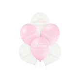 Palloncini in Lattice "Il mio battesimo" Rosa 12" cm30 pz24
