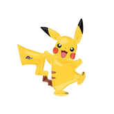 Pallone foil Airwalker Pokemon Pikachu cm132x139 pz1