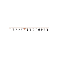 Festone Snodabile "Happy Birthday" Codette - Sprinkles cm300x18 pz1