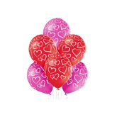 Palloncini in Lattice "Cuori" 12" - cm30 pz6