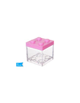 Scatola Plexiglass Mattoncino Lego Rosa cm 5 pz6