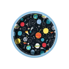 Outer Space Dessert Paper Plate cm18 pcs8