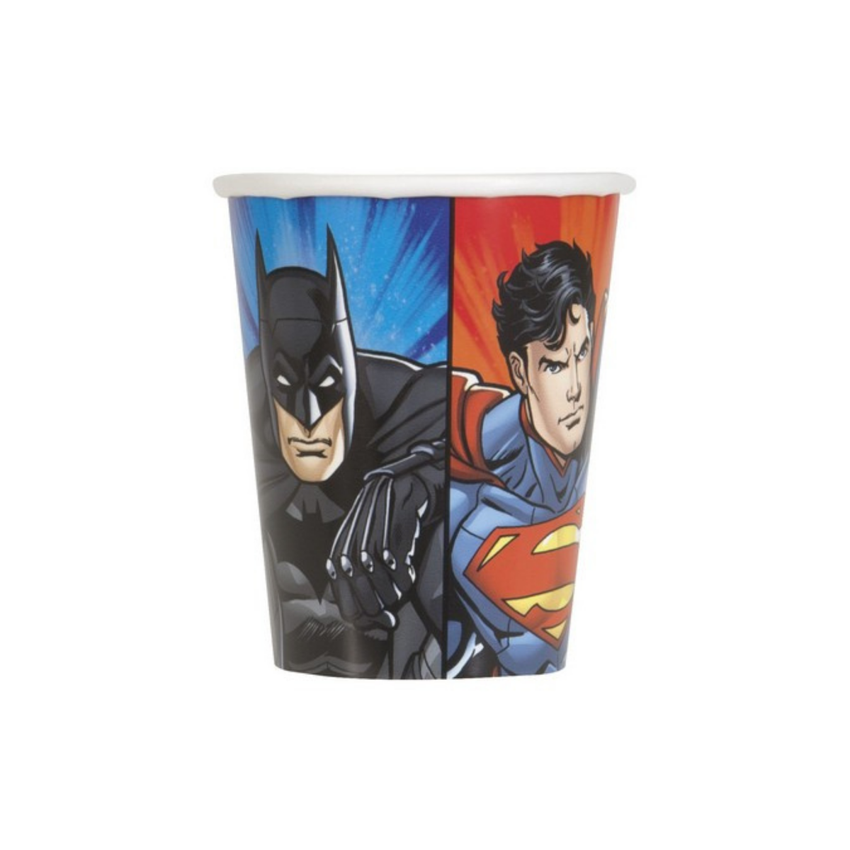 Bicchiere Carta Justice League  ml266 8pz