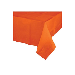 Tovaglia Plastica Tinta unita Arancio cm 137x274 pz1