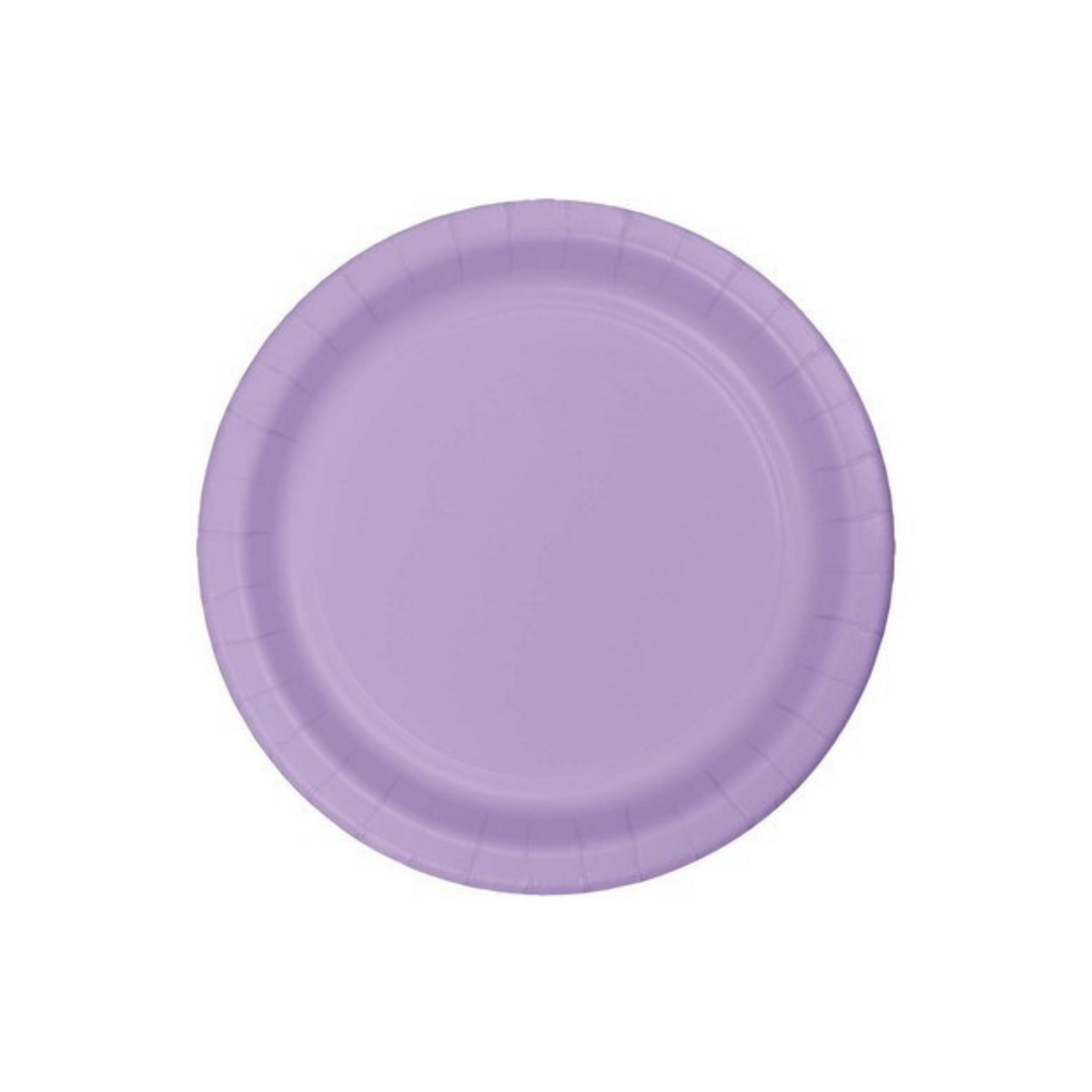 Plain Paper Plate Lilac cm18 pcs24