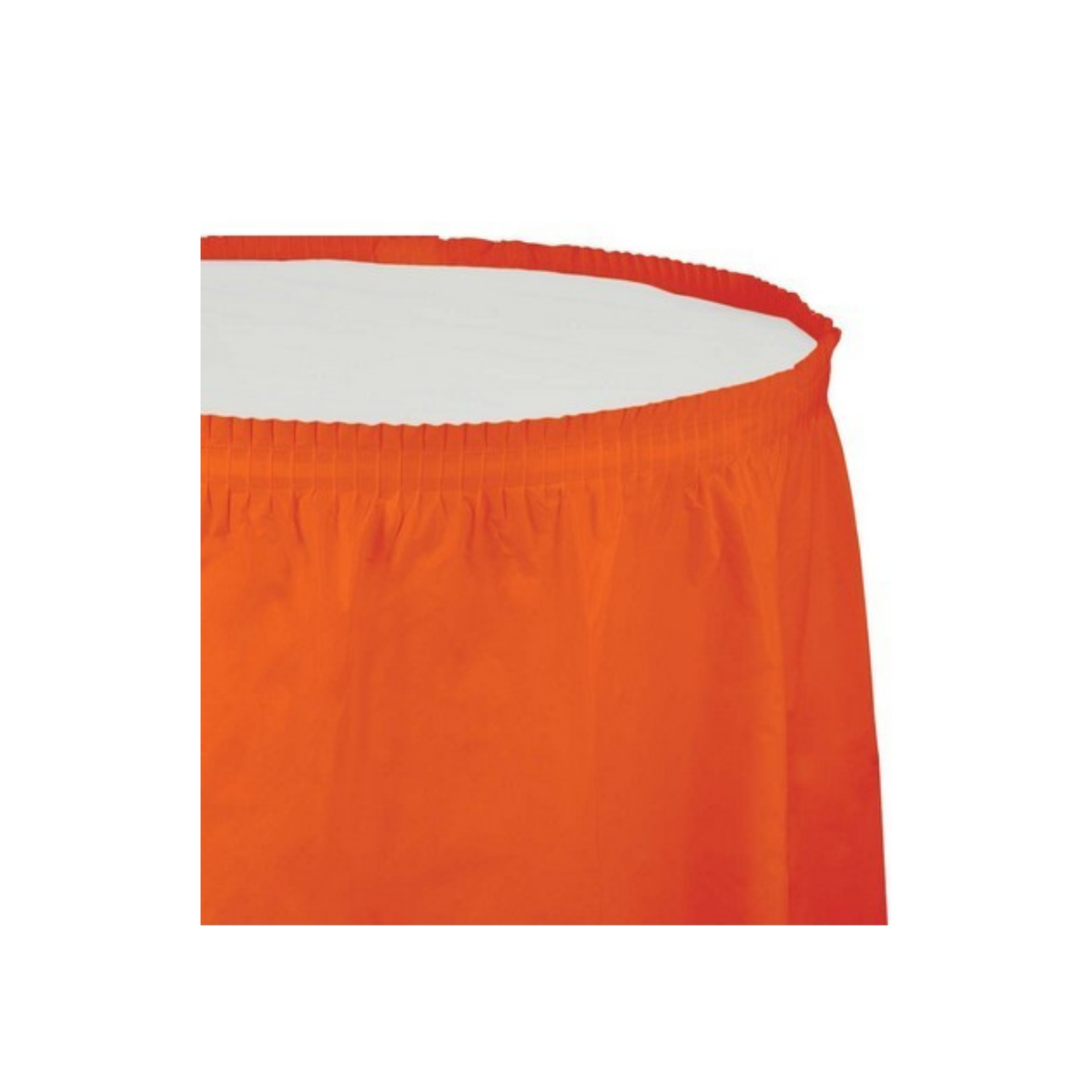 Plastic skirt Plain Orange cm74x420 pcs1