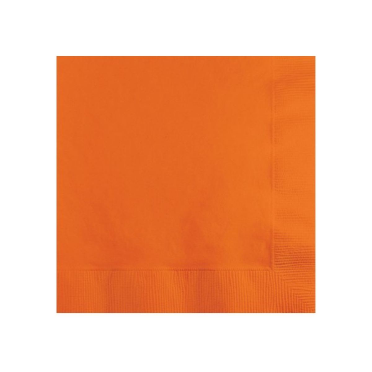 Plain Orange Napkin 33x33cm 20pcs 2-ply