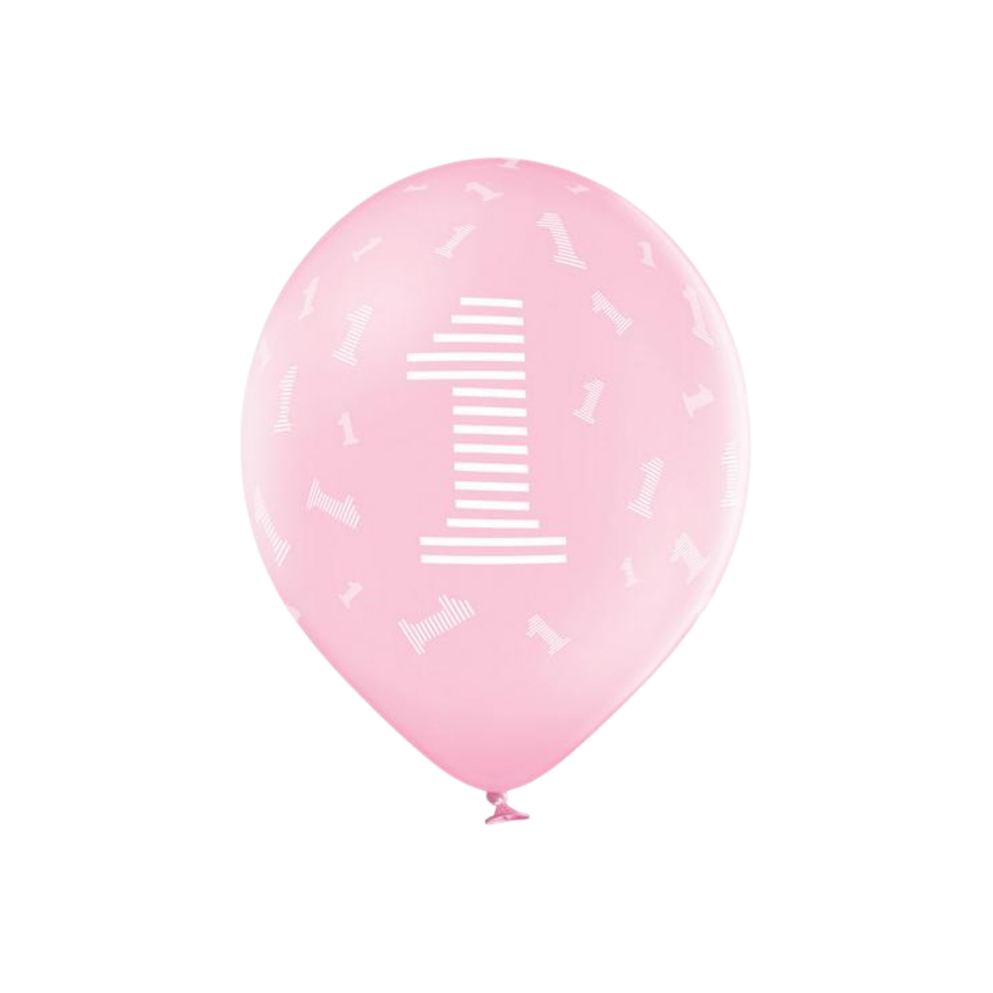 Latex lufi "Boldog 1. Születésnapot" Pink 12" cm30 db 24
