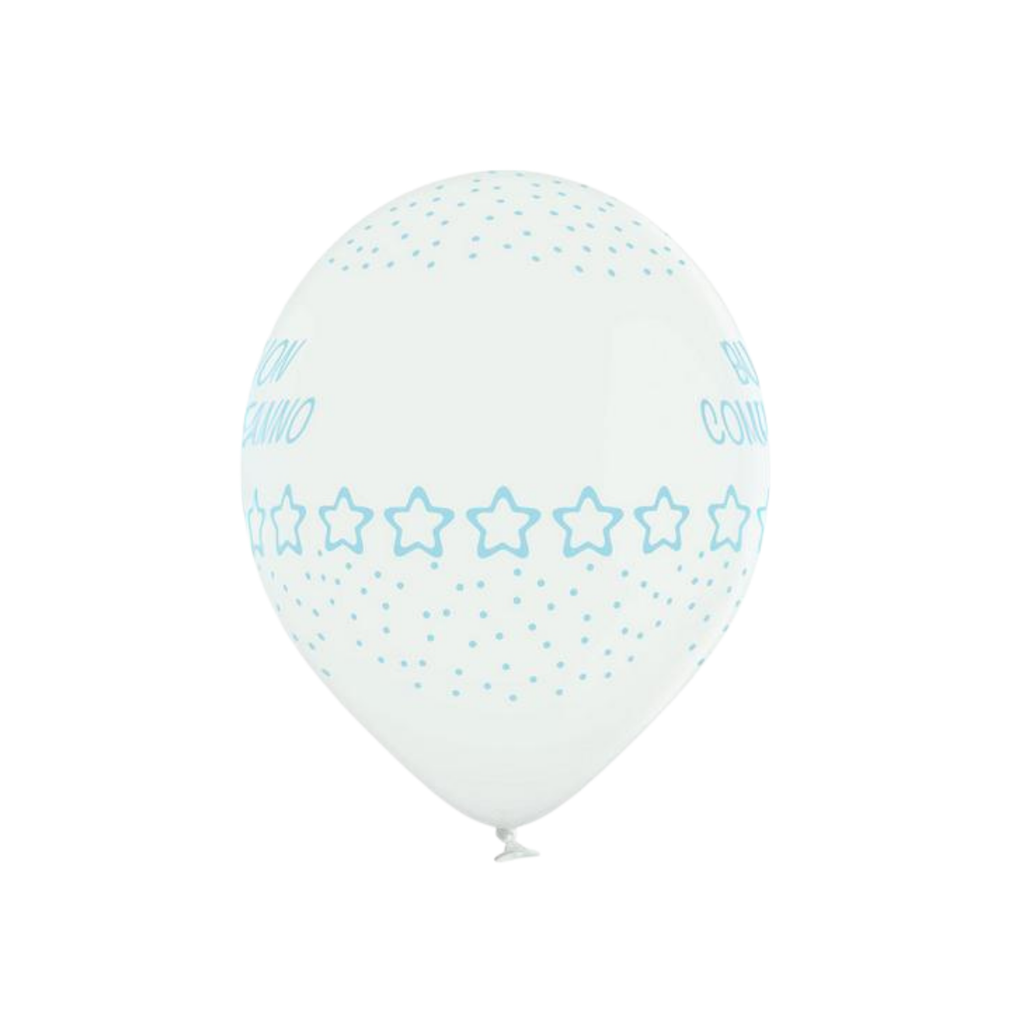 Latex Balloons "Happy Birthday" Blue 12" cm30 pcs24