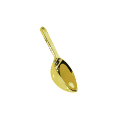 Gold Plastic Shovel for Confetti and Marshmallows 16.7 cm pcs1