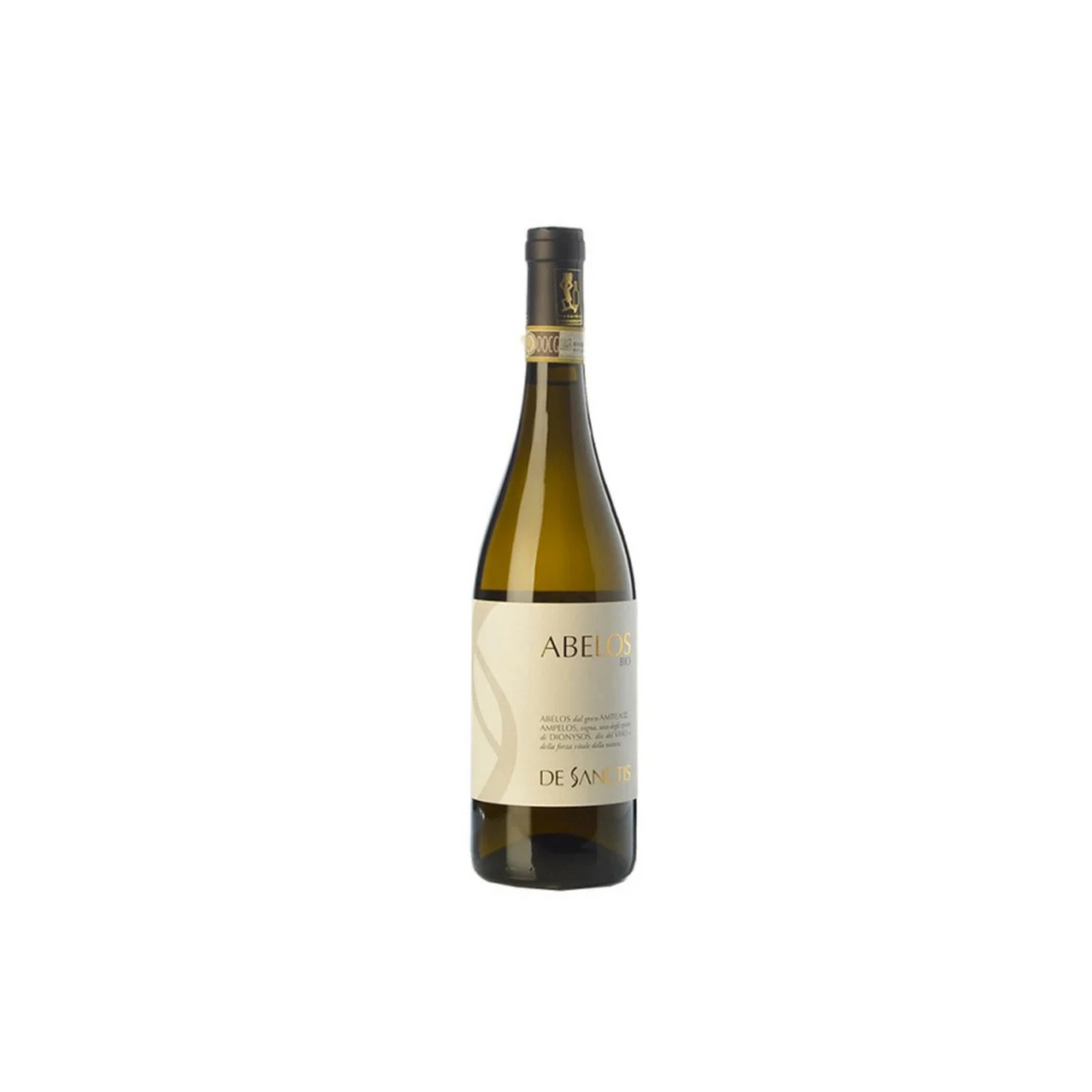 Vino Bianco Bio "Abelos" Frascati Superiore DOCG 2024 De Sanctis Ml750 Pz1 a Cf.