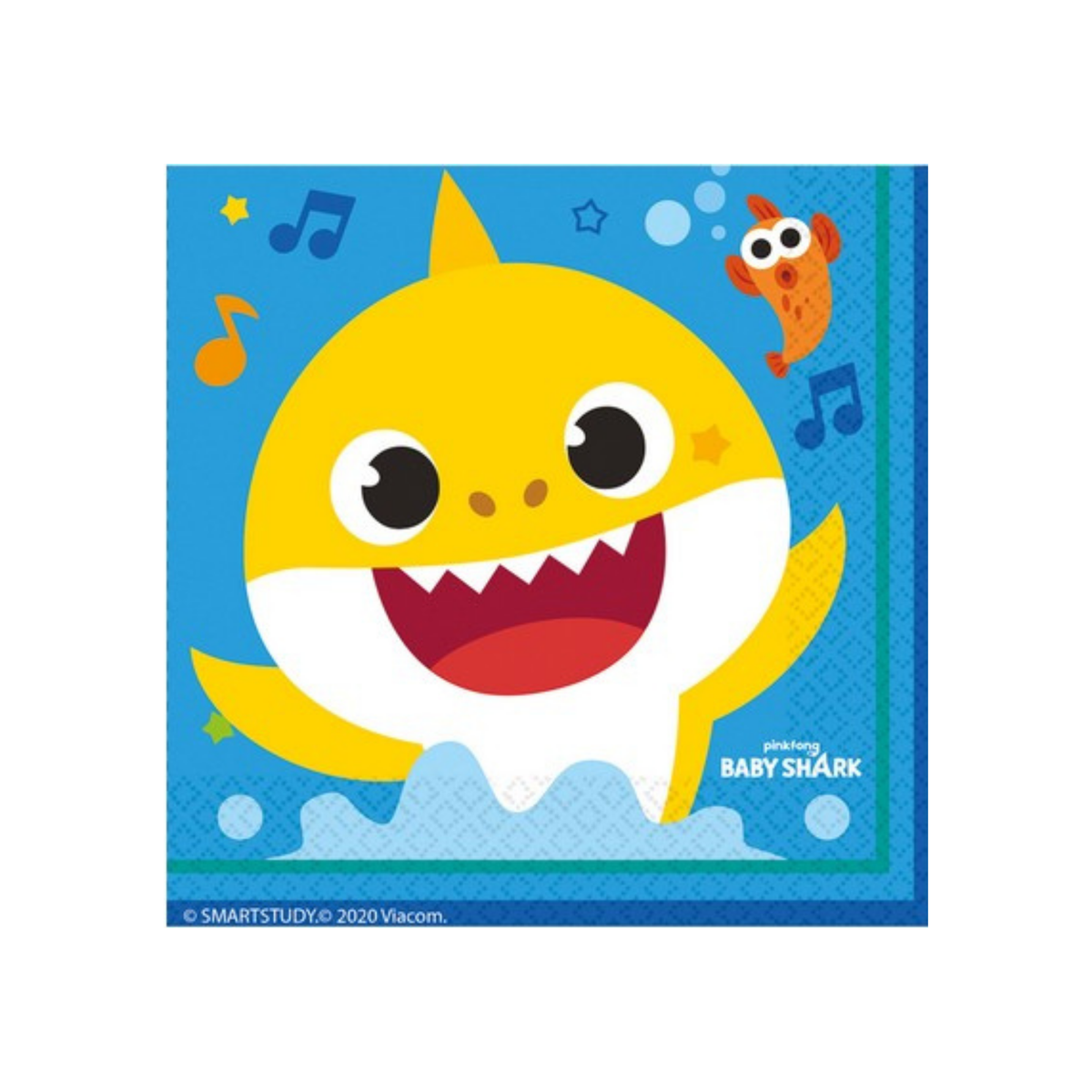 Tovagliolo Baby Shark cm33x33  16pz