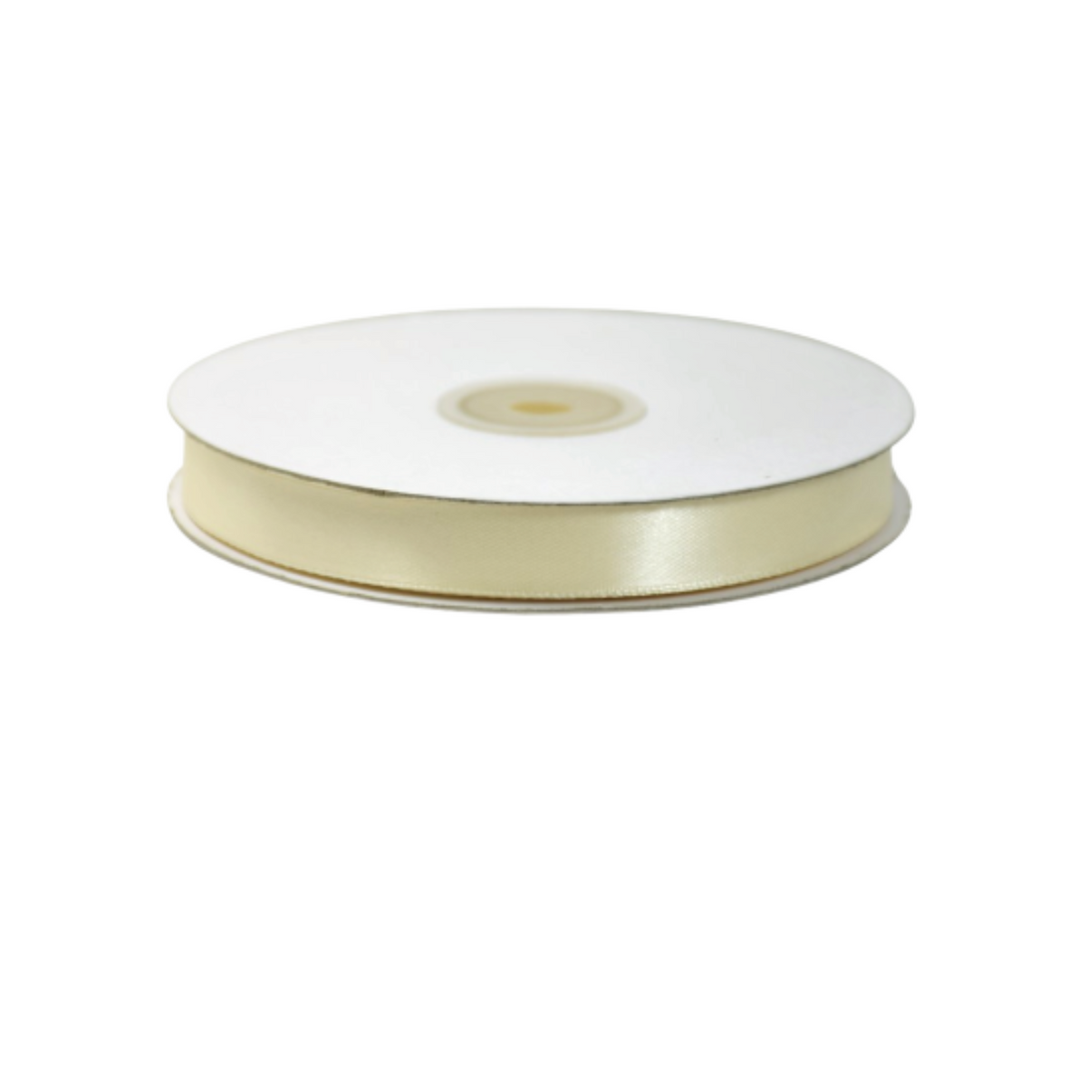 Nastro Doppio Raso Beige mm.15 Rotolo da mt.50 pz1 a cf.