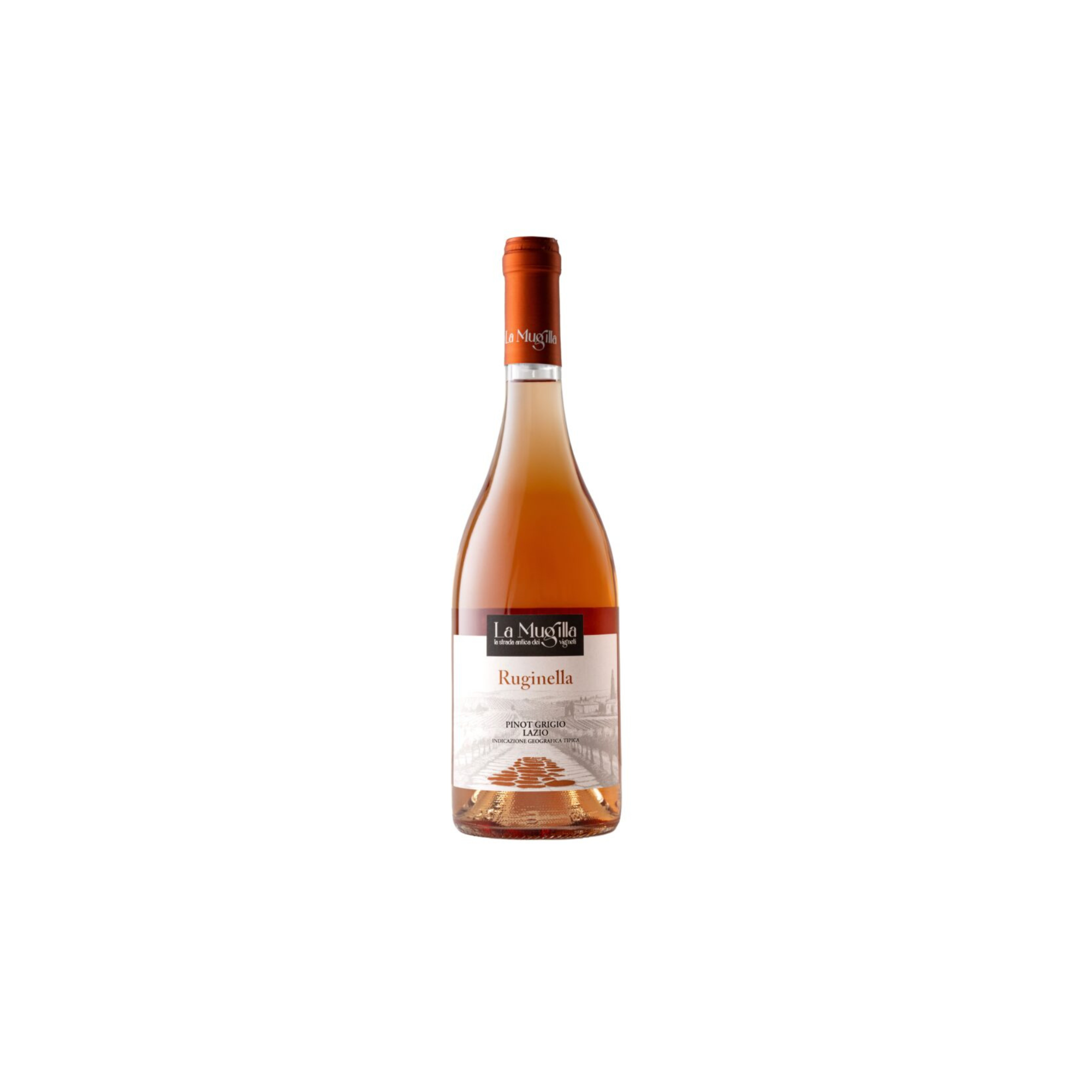 Vino Rosato "La Ruginella" La Mugilla Pinot Grigio Lazio IGT Bio 2023 Ml750