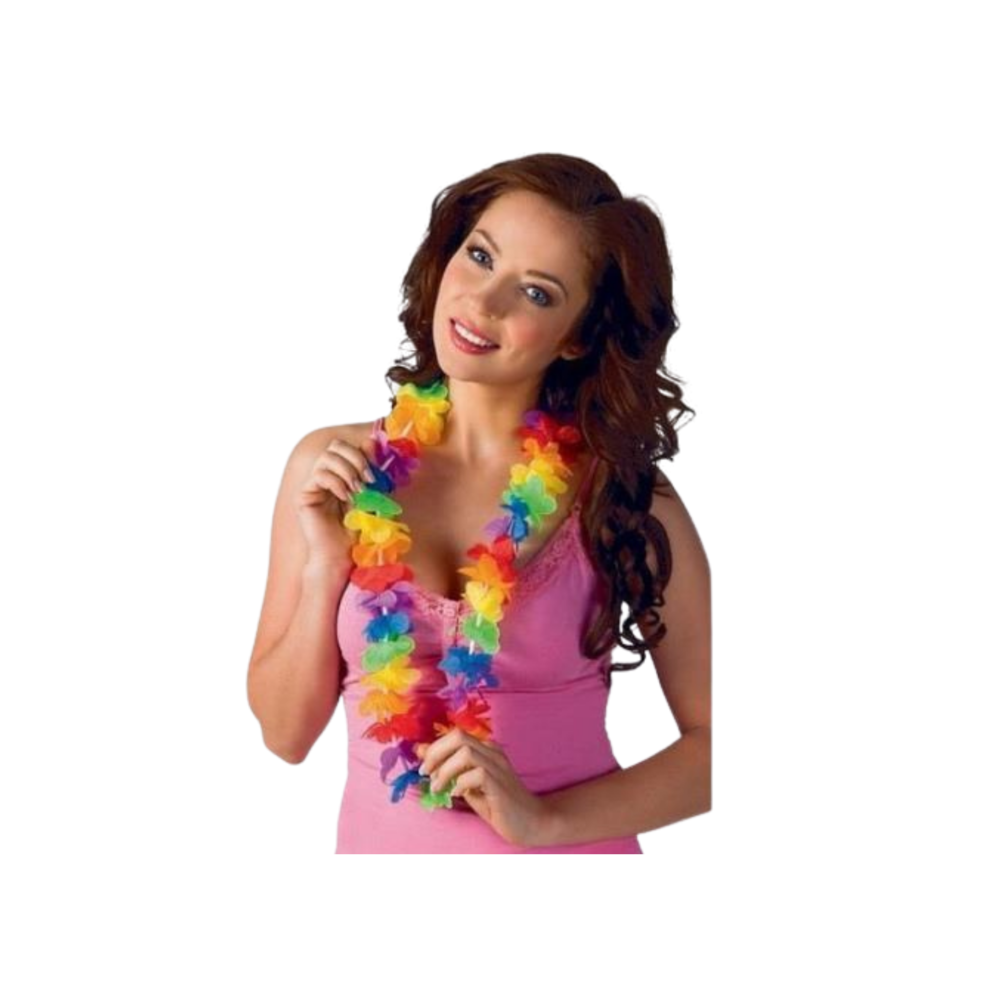 Hawaiian Necklace Rainbow Multicolor pcs1