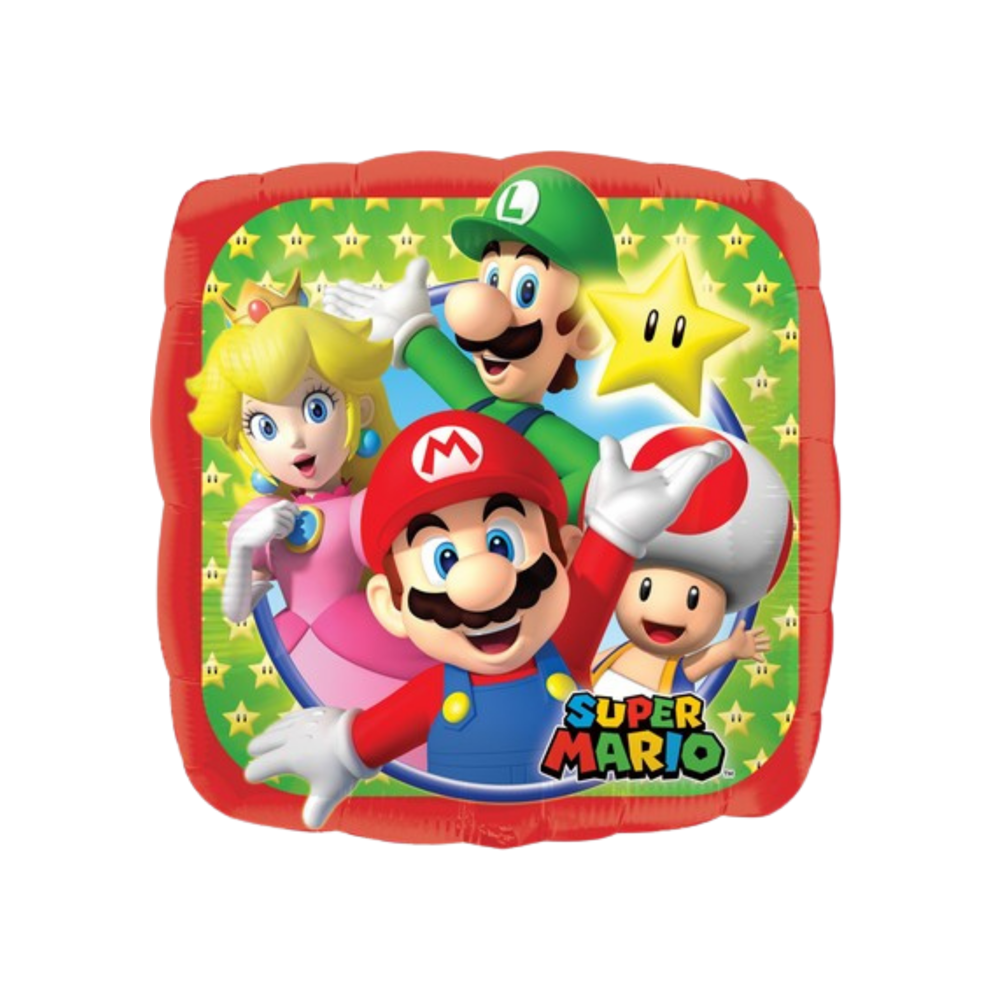 Super Mario Foil Balloon 17” cm42 pcs 1
