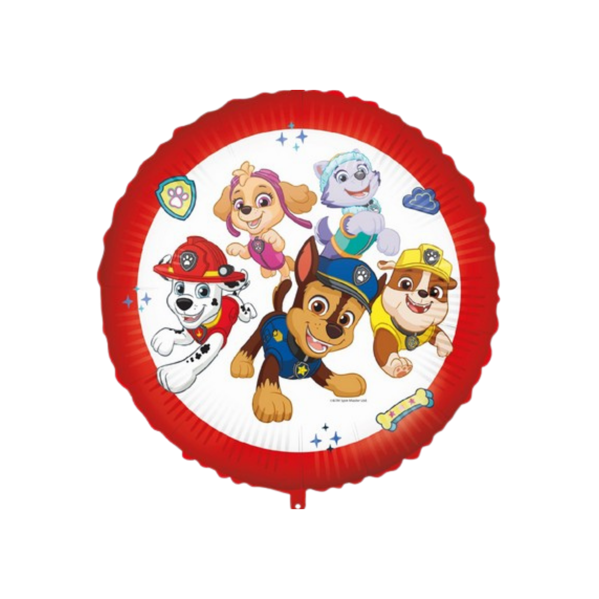 Paw Patrol Foil Balloon 18"/ 45cm with weight and ribbon 150cm pcs1