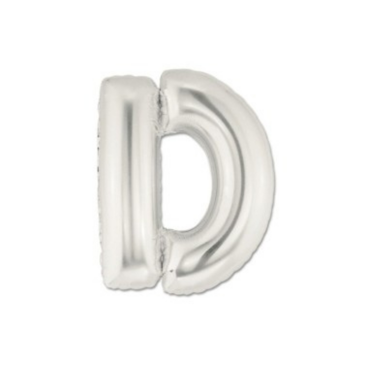 Pallone Foil Lettera "D" Argento 40" - 102cm pz1