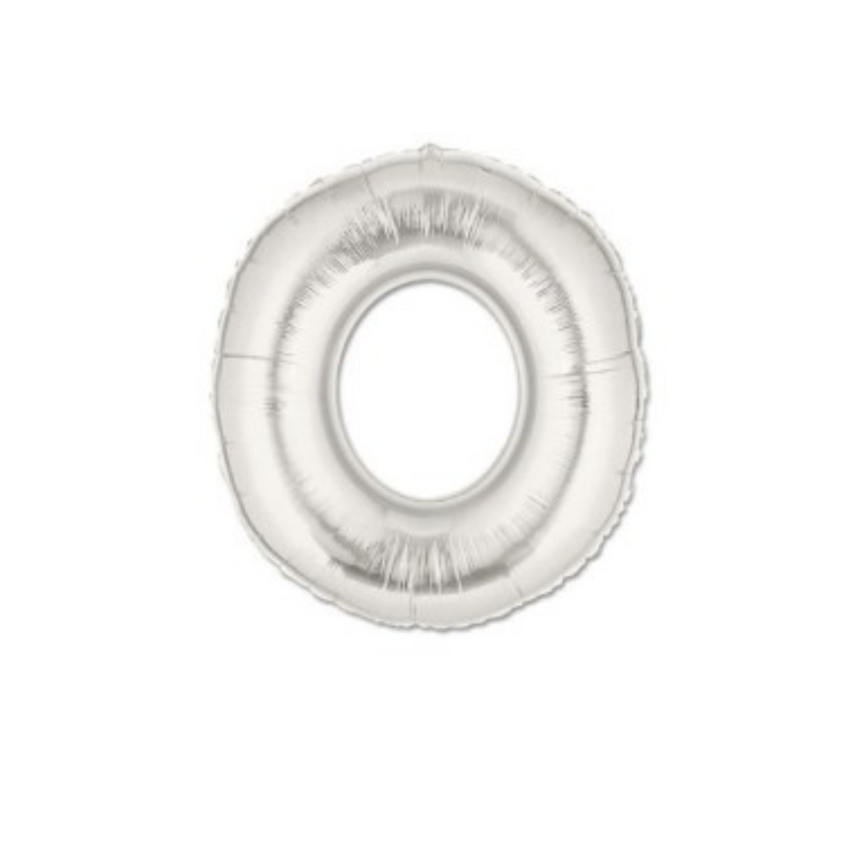 Pallone Foil Lettera "O" Argento 40" - 102cm pz1