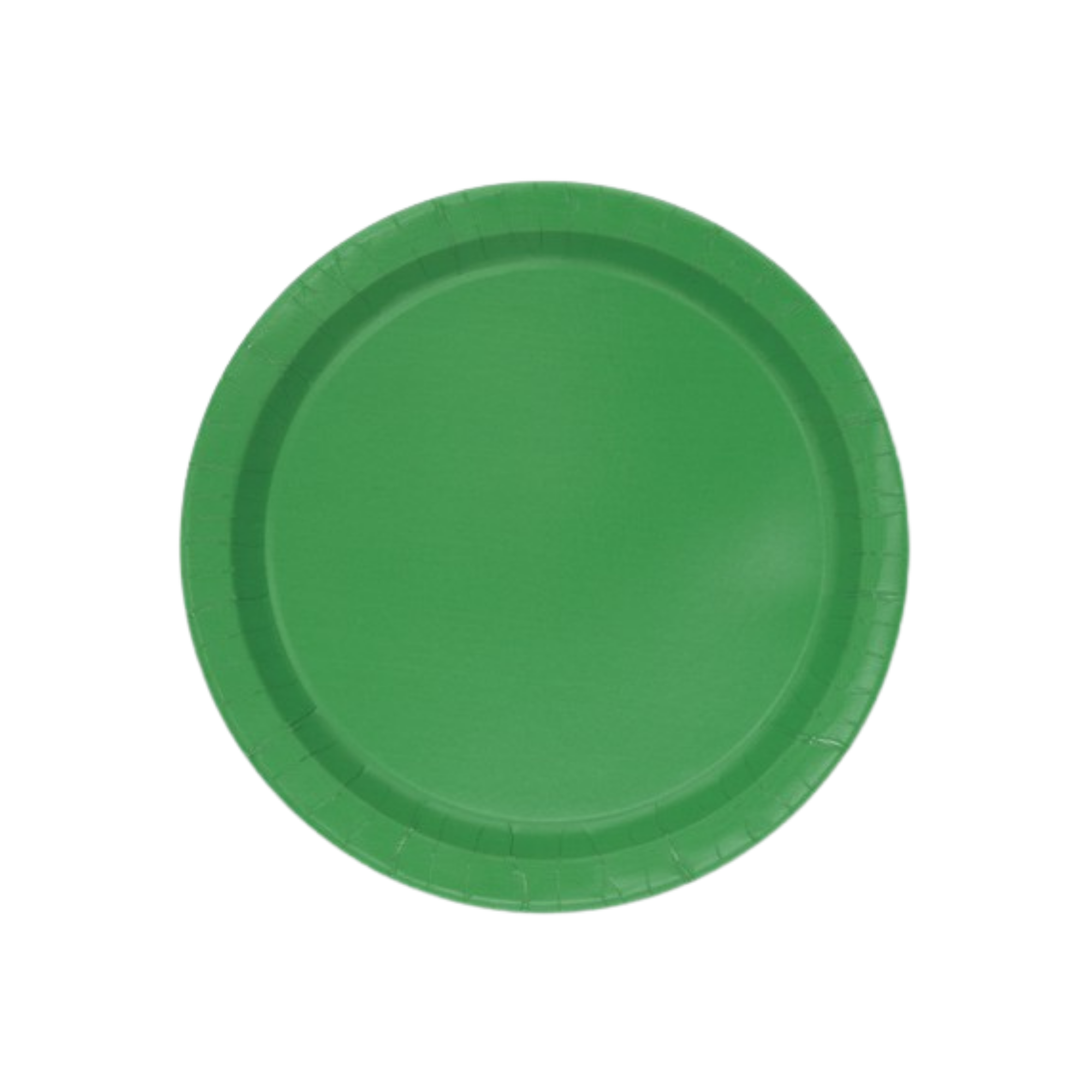 Emerald Green Plain Paper Plate 22cm 8pcs