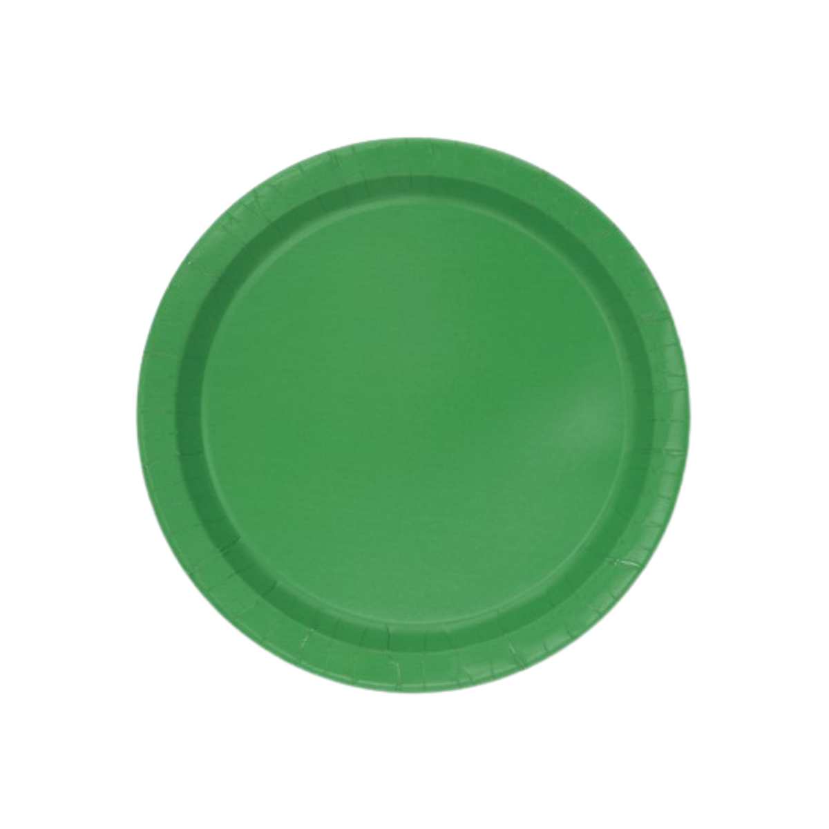 Emerald Green Plain Paper Plate 22cm 8pcs