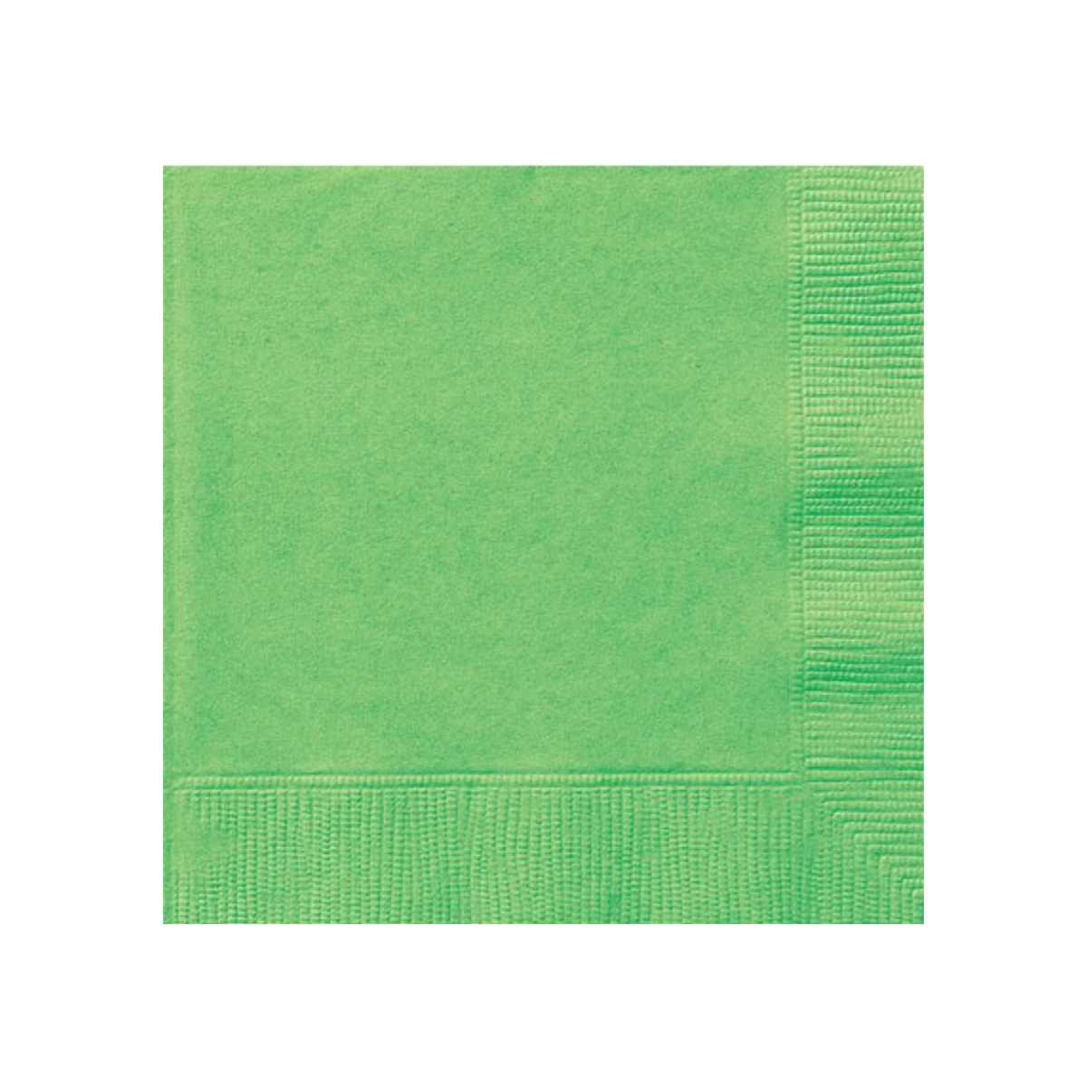 Plain Lime Green Napkin 2-ply 33x33cm 20pcs