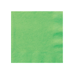 Plain Lime Green Napkin 2-ply 33x33cm 20pcs