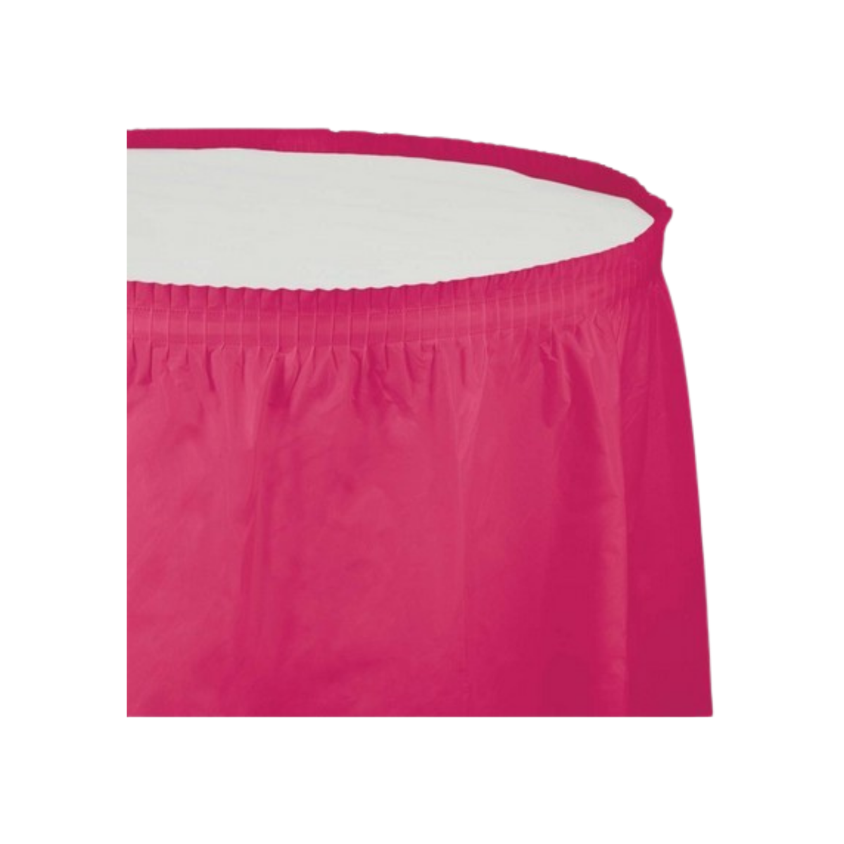 Plastic Skirt Solid Color Fuchsia cm74x420 pcs1