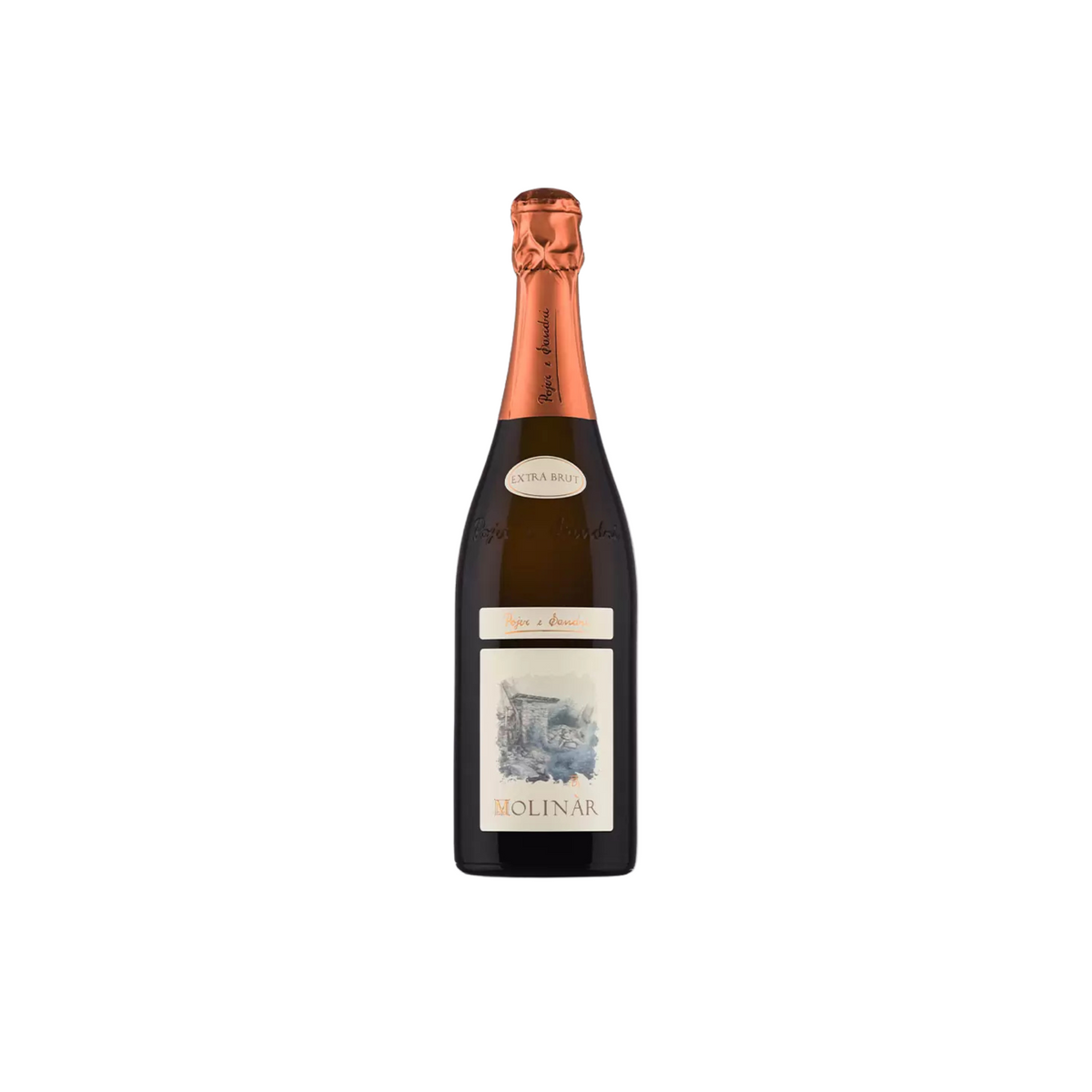 Spumante Extra Brut "Molinar" Pejer e Sandri Metodo Classico 2020 Ml750