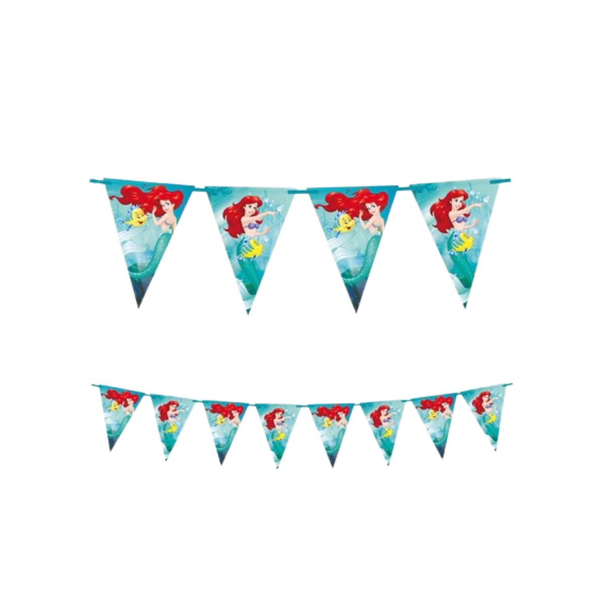 Ariel Curious Paper Flags Garland m2,3 pcs1