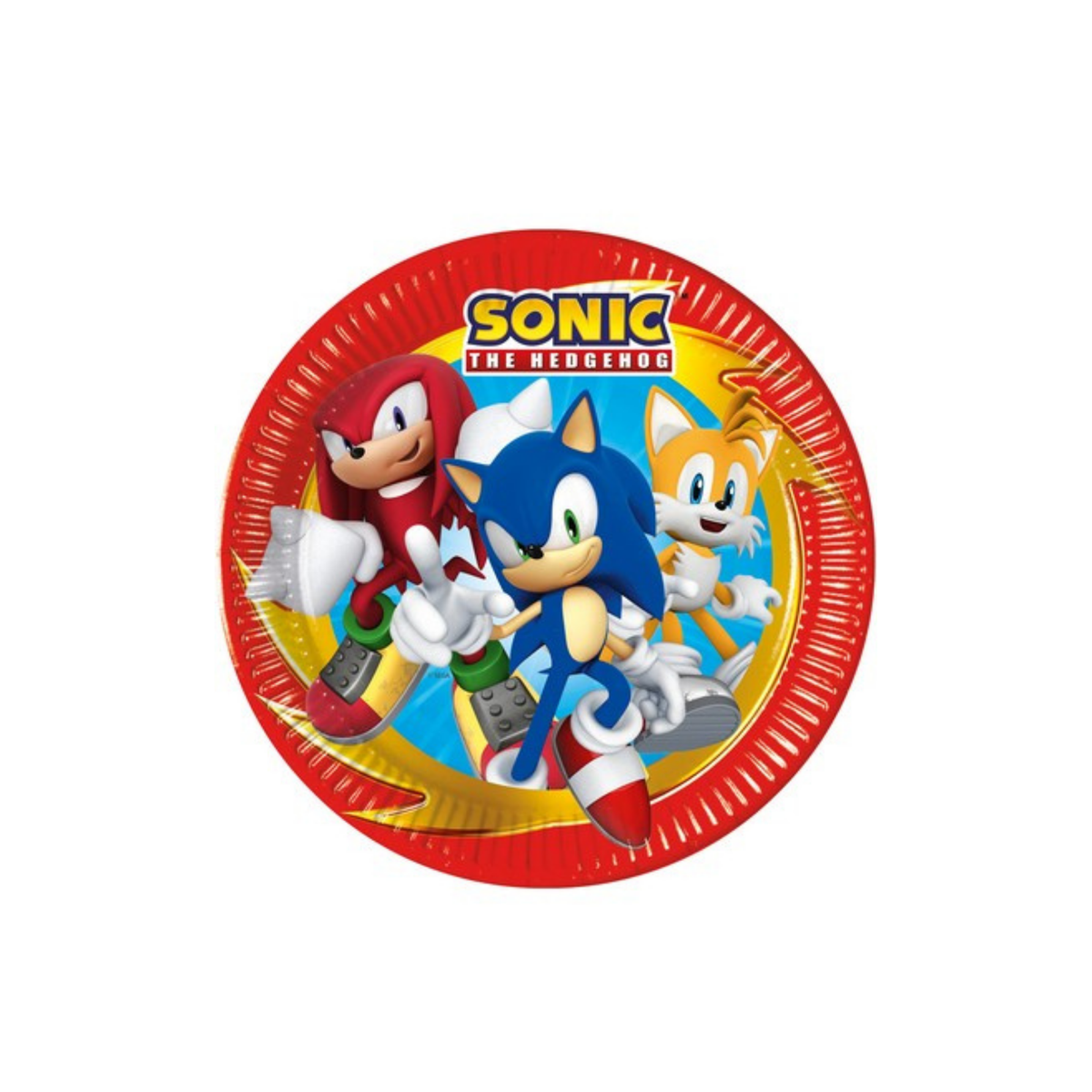 Sonic Paper Plate cm23 pcs8