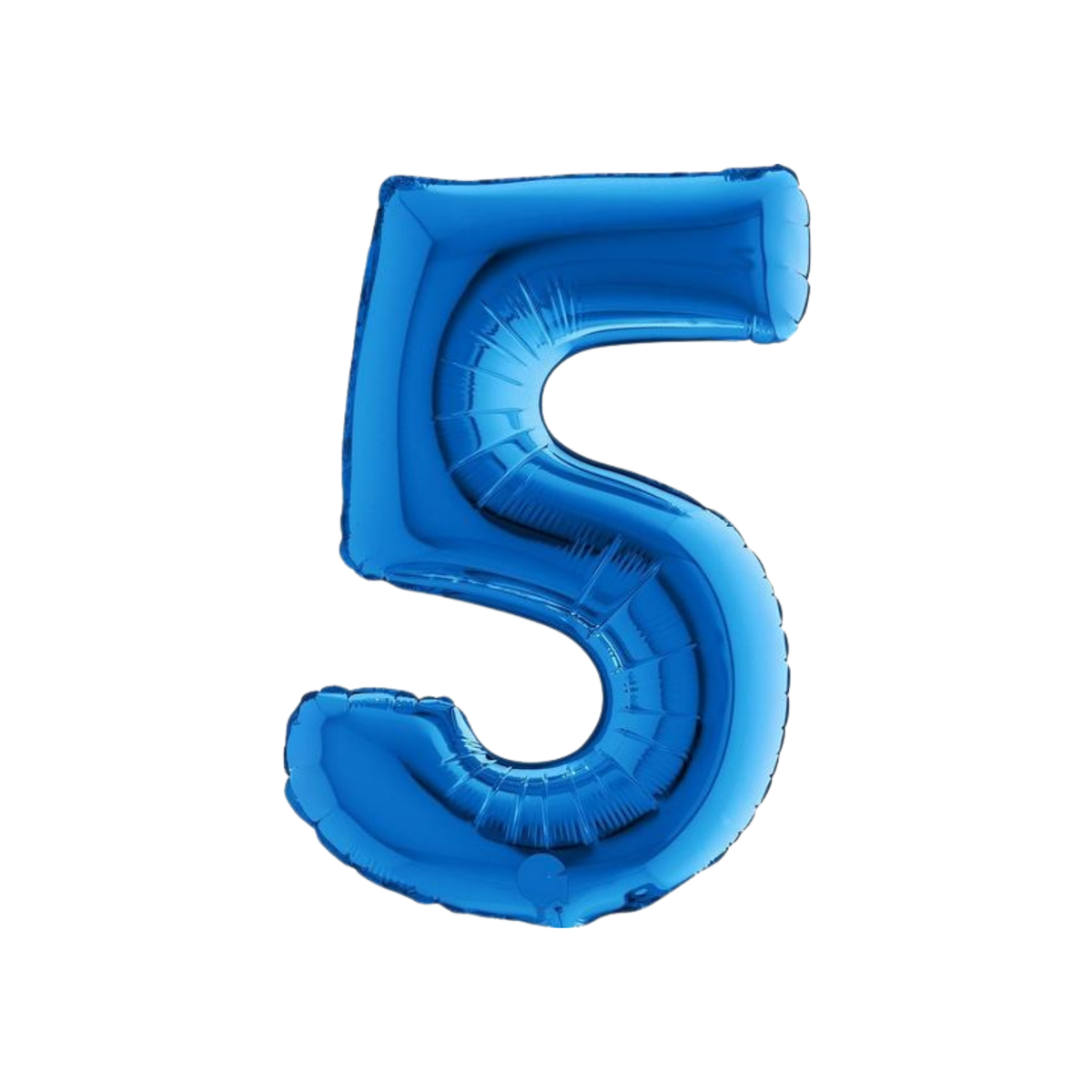 Pallone Foil Numero "5" Blu 14"- 36cm pz1