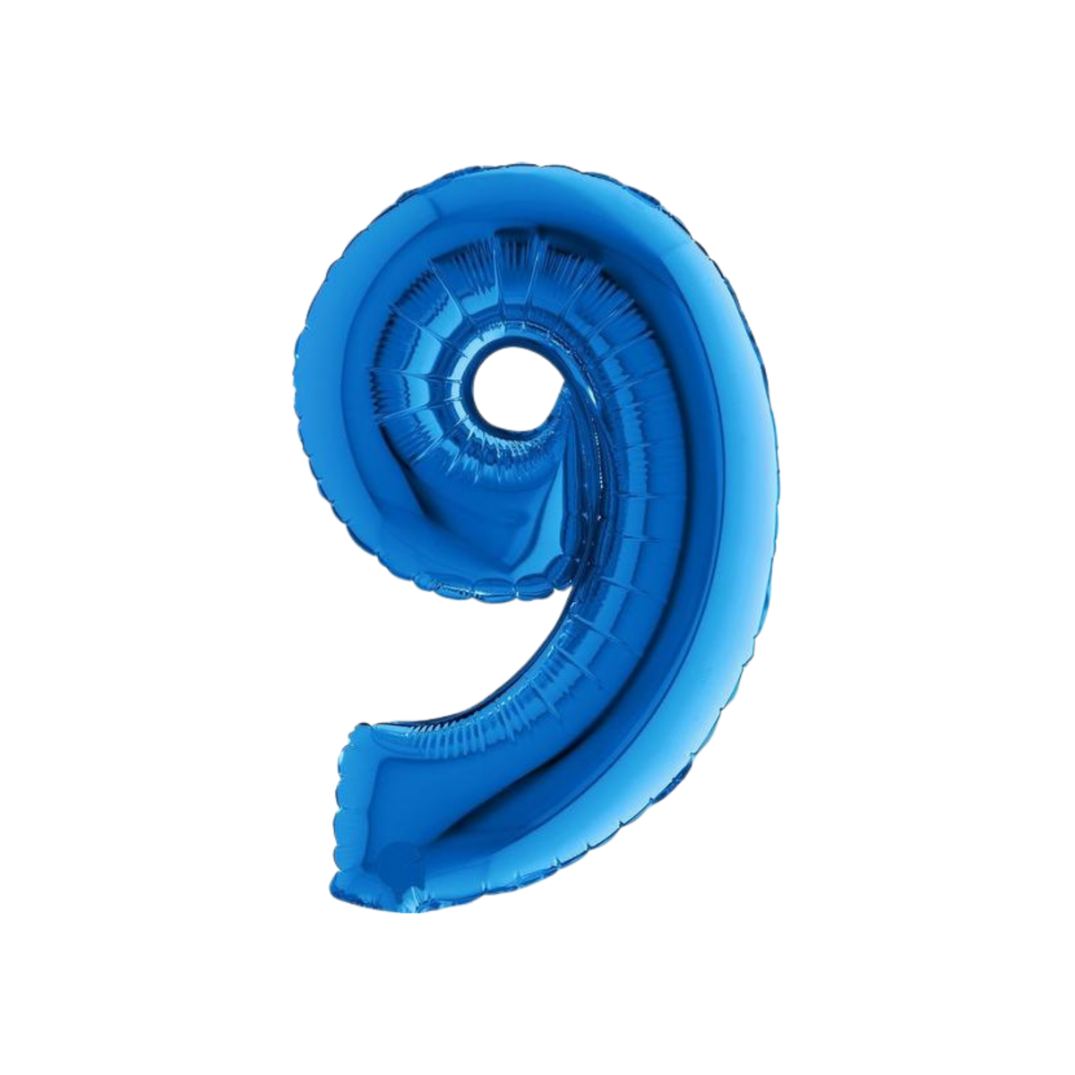 Pallone Foil Numero "9" Blu 14"- 36cm pz1