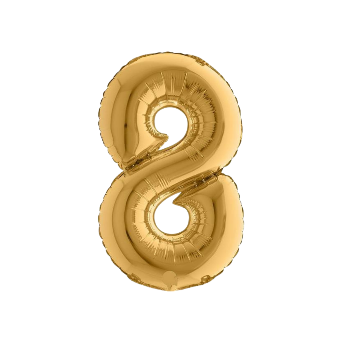 Pallone  Foil Numero "8" Oro 14" - 36cm pz1