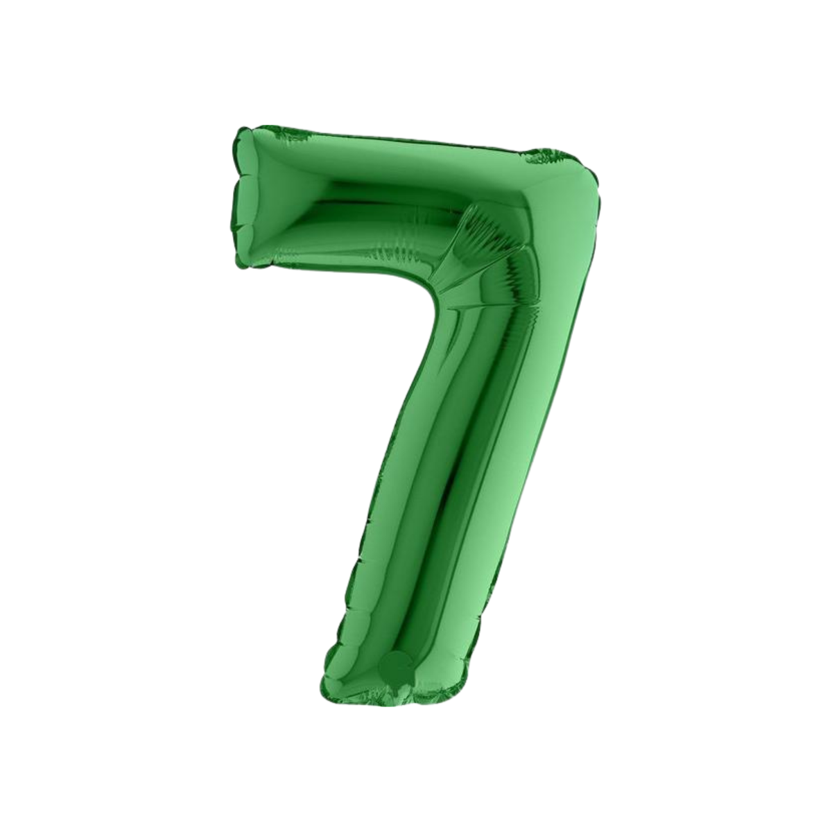 Pallone  Foil Numero "7" Verde 14" - 36cm pz1