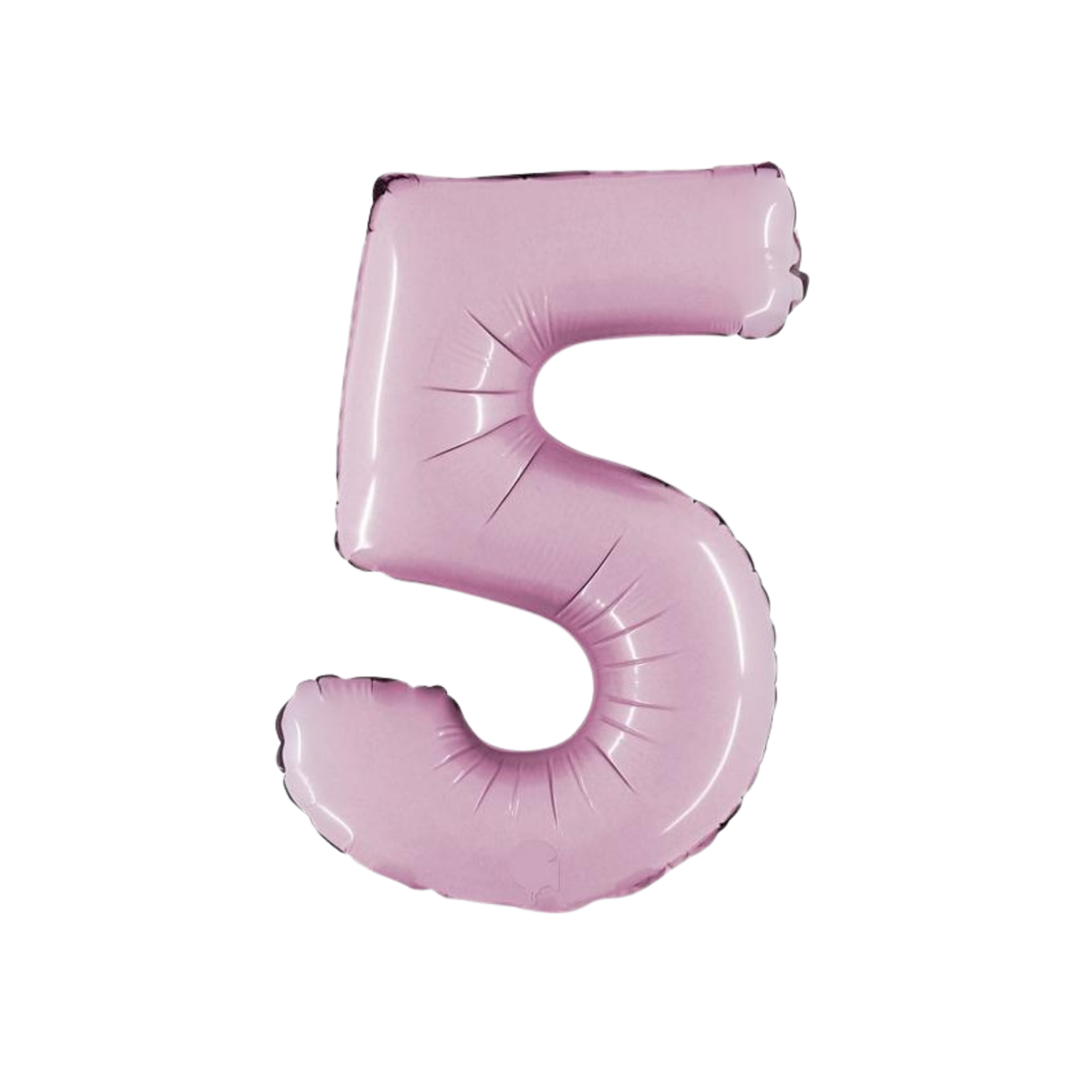 Pallone Foil Numero "5" Rosa 14"- 36cm pz1