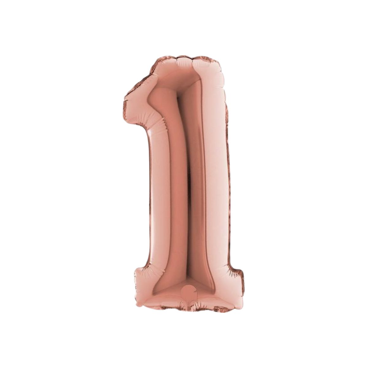 Pallone  Foil Numero "1" Rose Gold 14"- 36cm pz1