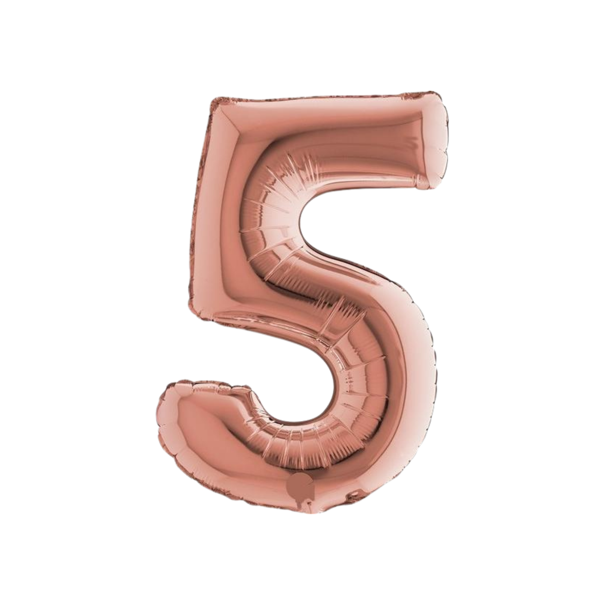 Foil Balloon Number "5" Rose Gold 14"- 36cm pcs1