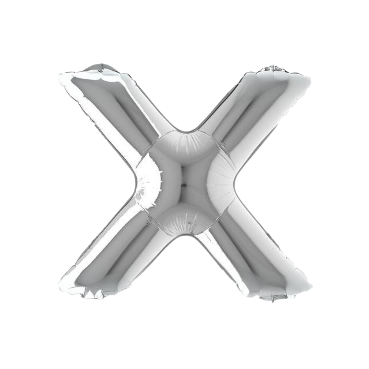 Pallone Foil Lettera "X" Argento 14" - 36cm pz1