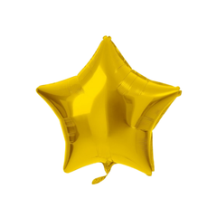 Gold Star Foil Balloon 19" - 48cm pcs1