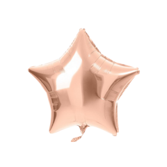 Foil Balloon Star Rose Gold 19" - 48cm pcs1