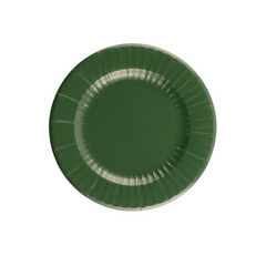 Piatto Carta Verde intenso  cm 24 pz8 a cf.