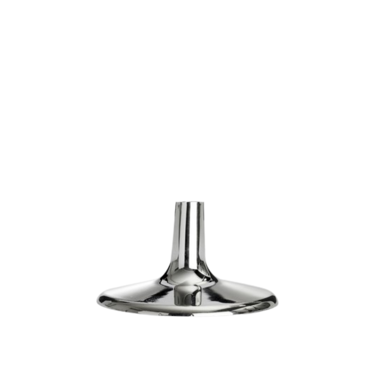 Silver plastic base short stem H 5cm for cup and goblet container