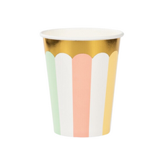 Bicchiere Carta Pastel Celebration ml266  8pz