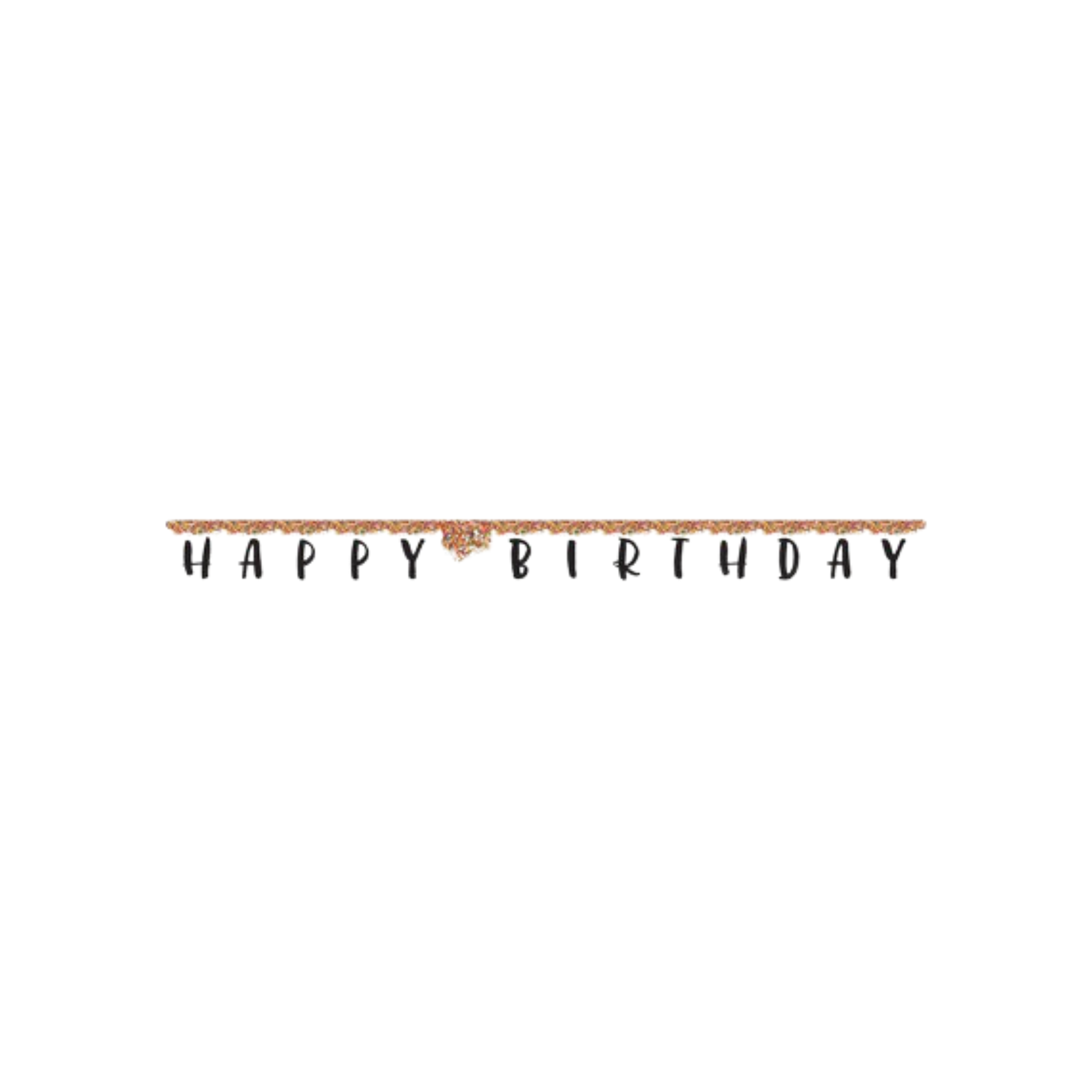 Festone Snodabile "Happy Birthday" Codette - Sprinkles cm300x18 pz1